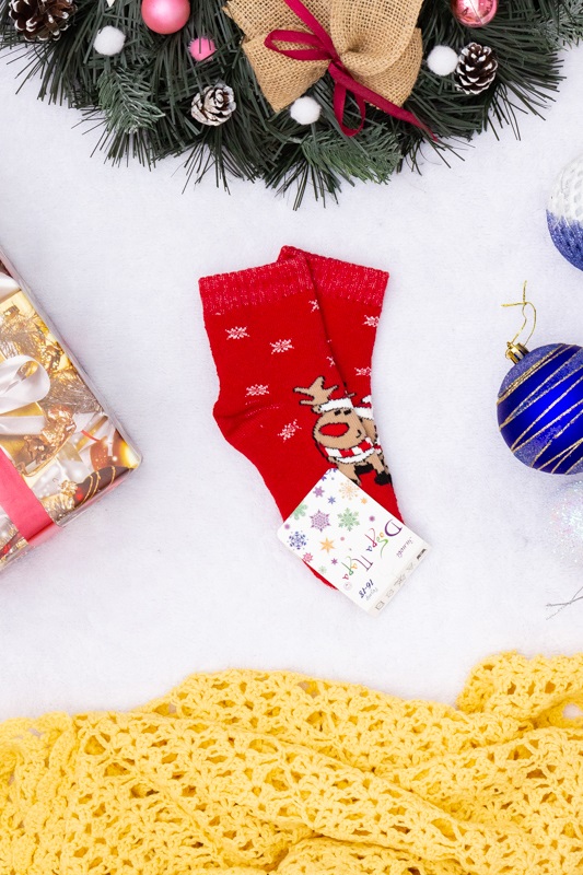 Шкарпетки дитячі "Новорічні" (зима)